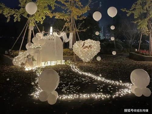 气球布置深圳求婚气球布置 求婚快闪策划惊喜 气球氛围布置