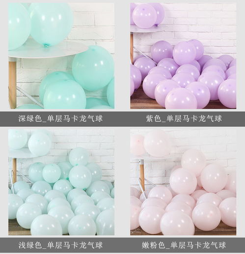 加厚马卡龙气球批发婚房装饰网红创意婚礼布置结婚用品生日派对